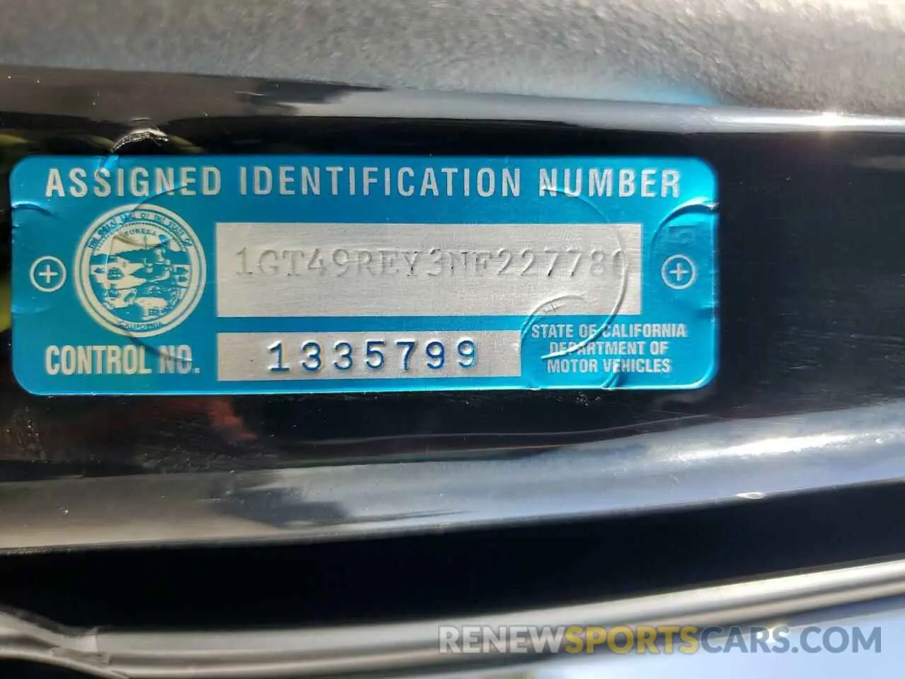 12 Photograph of a damaged car 1GT49REY3NF227780 GMC SIERRA 2022