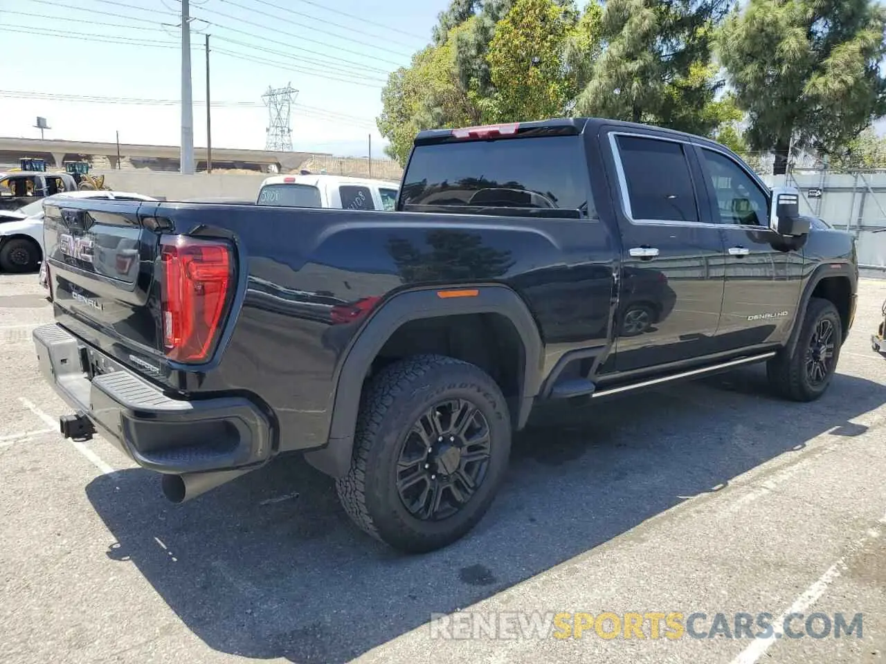 3 Photograph of a damaged car 1GT49REY7NF186814 GMC SIERRA 2022