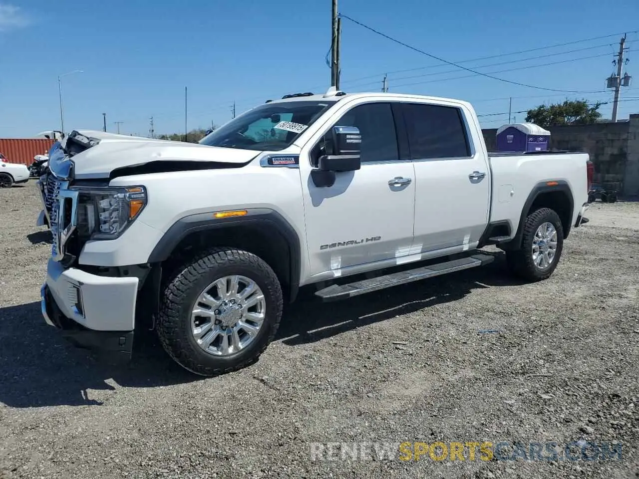 1 Photograph of a damaged car 1GT49REY8NF297548 GMC SIERRA 2022