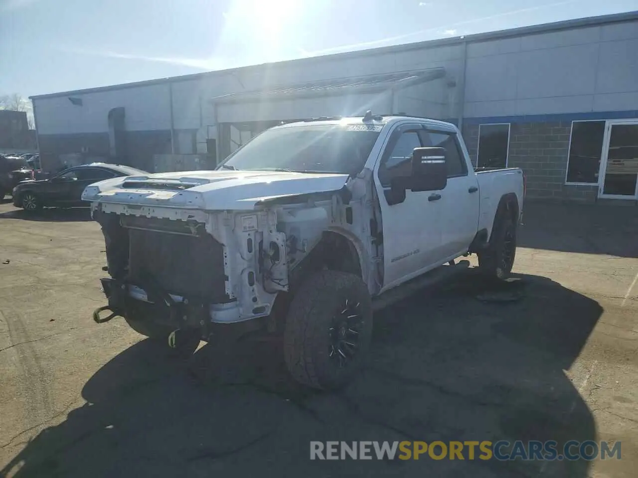 1 Photograph of a damaged car 1GT49SE75NF287719 GMC SIERRA 2022