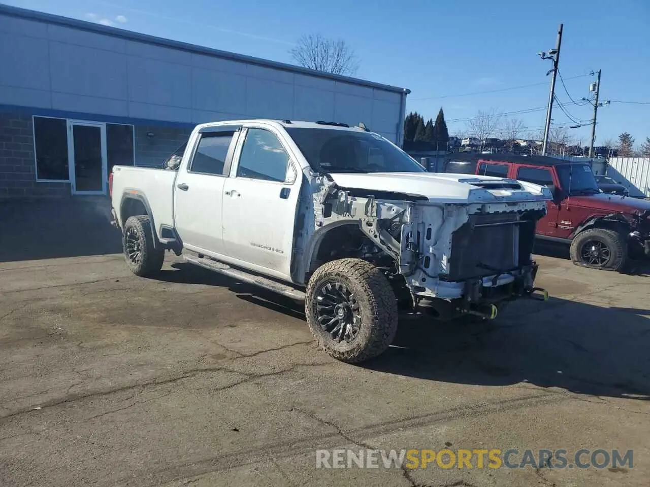 4 Photograph of a damaged car 1GT49SE75NF287719 GMC SIERRA 2022