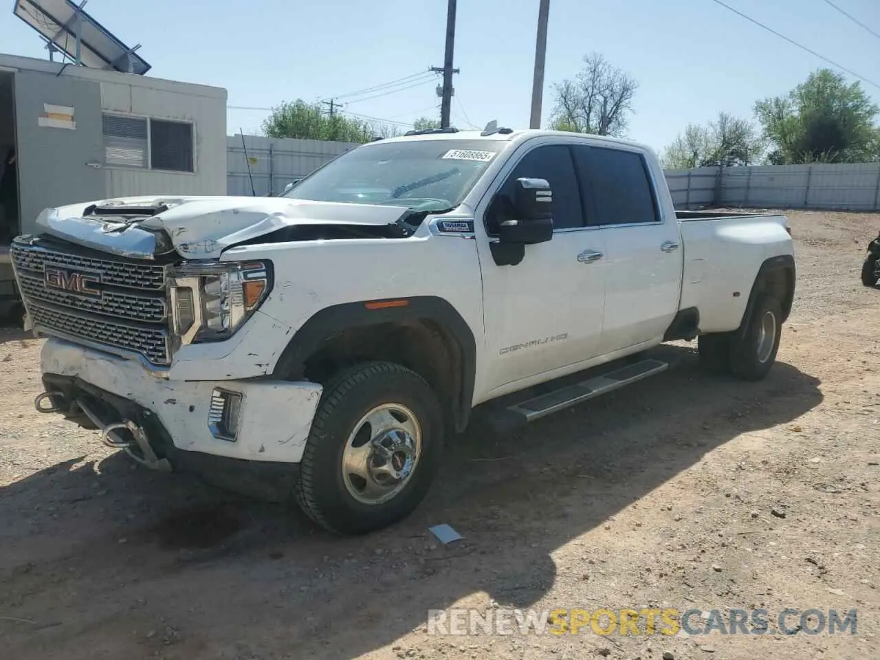 1 Photograph of a damaged car 1GT49WEY7NF148093 GMC SIERRA 2022