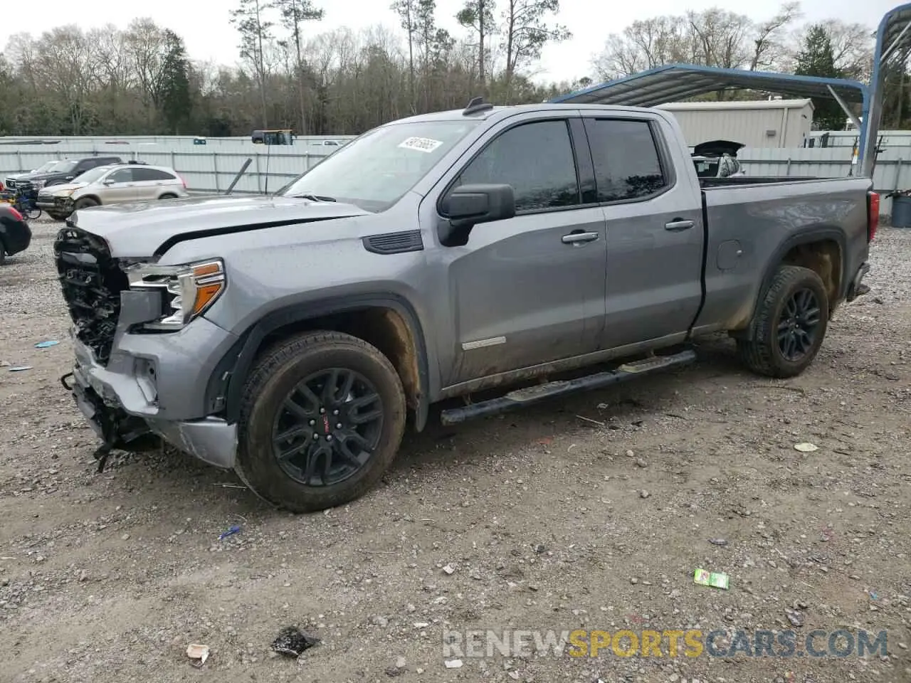1 Photograph of a damaged car 1GTR8CEKXNZ143715 GMC SIERRA 2022