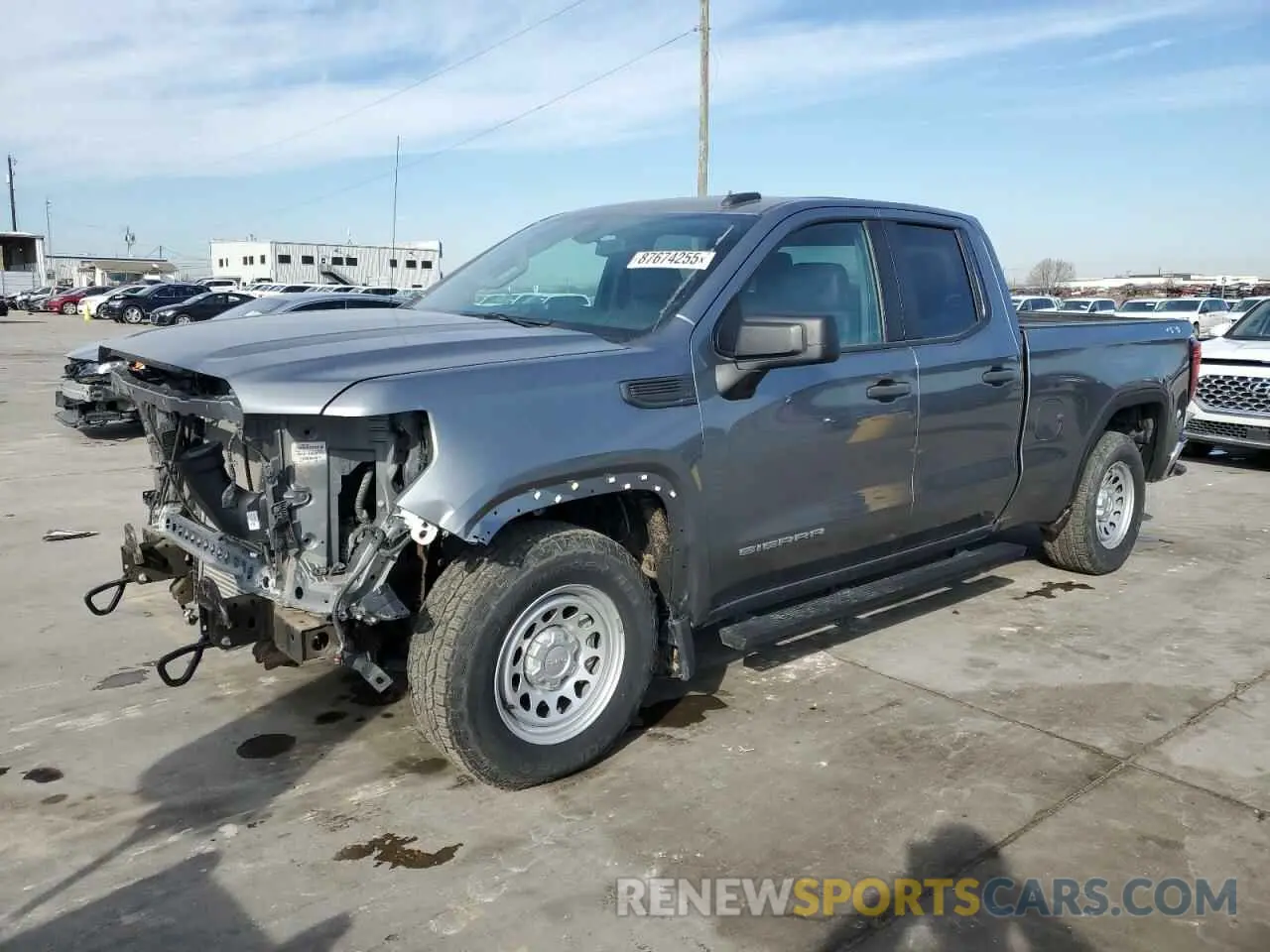 1 Photograph of a damaged car 1GTR9AEK3NZ159174 GMC SIERRA 2022