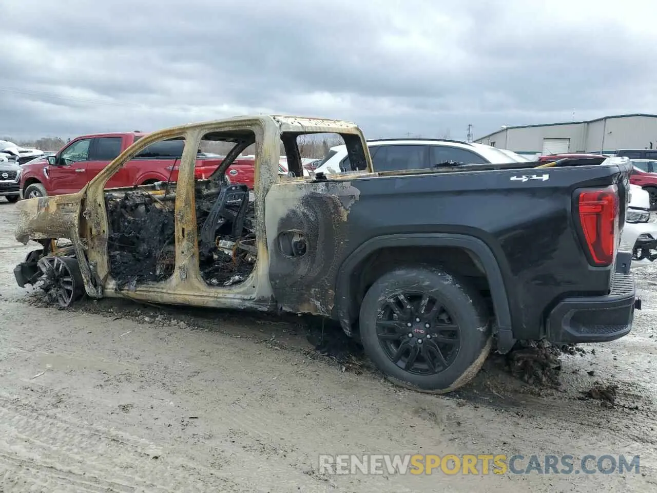 2 Photograph of a damaged car 1GTR9GEK8NZ193209 GMC SIERRA 2022