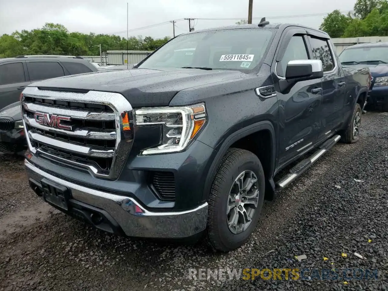1 Photograph of a damaged car 1GTU9BEDXNZ147718 GMC SIERRA 2022