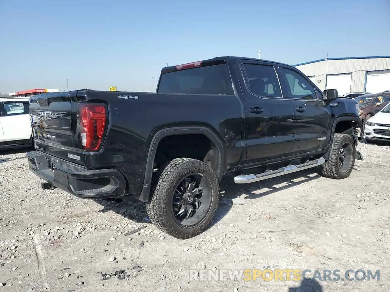 3 Photograph of a damaged car 1GTU9CED0NZ133543 GMC SIERRA 2022