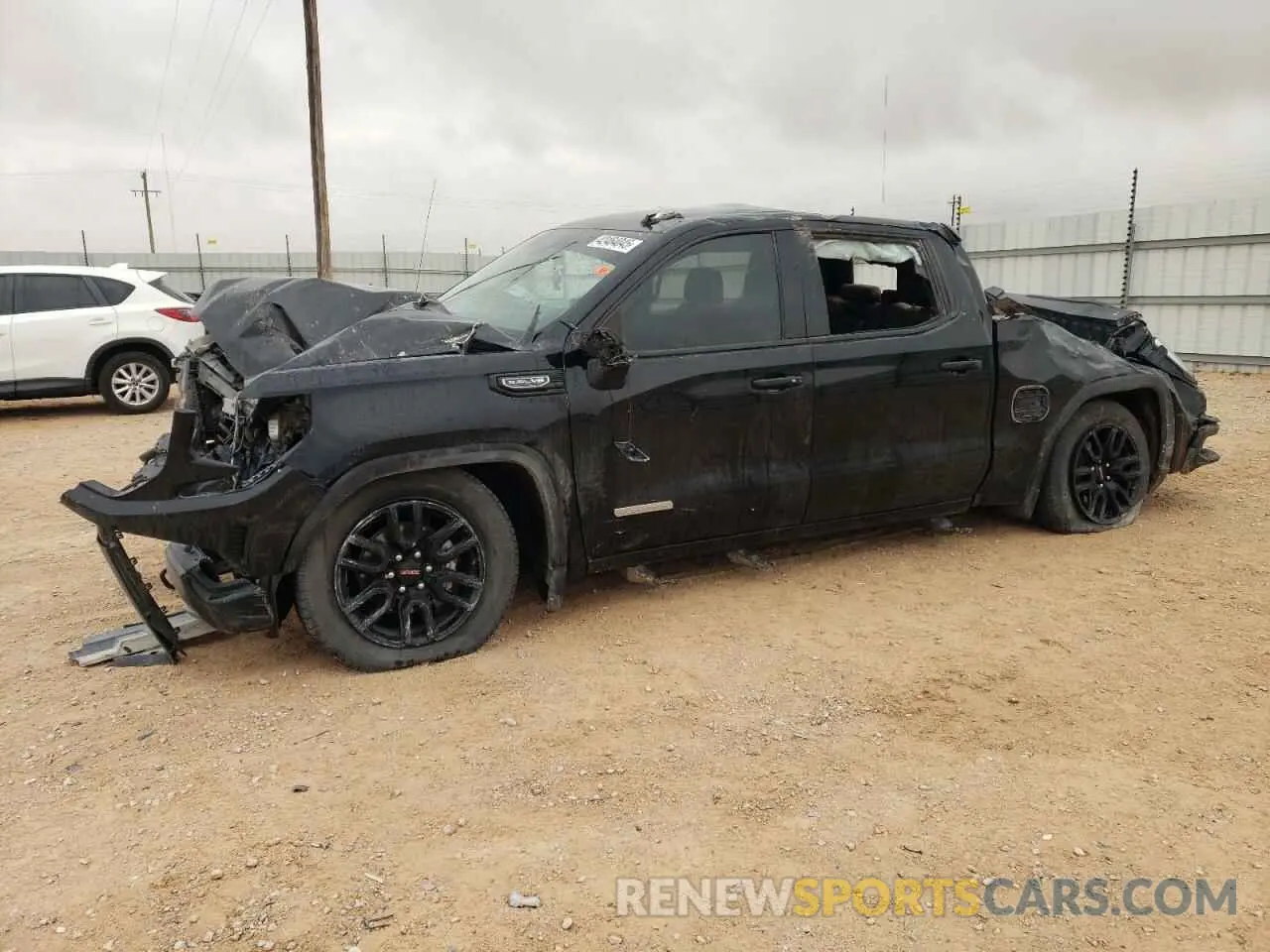 1 Photograph of a damaged car 1GTUUCED9NZ533048 GMC SIERRA 2022