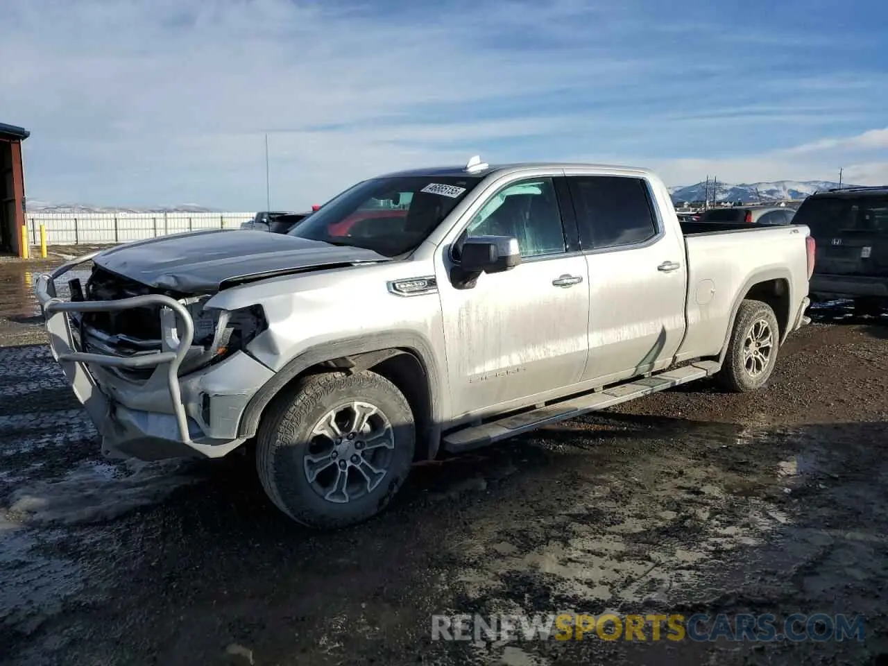 1 Photograph of a damaged car 1GTUUDED1NZ547936 GMC SIERRA 2022