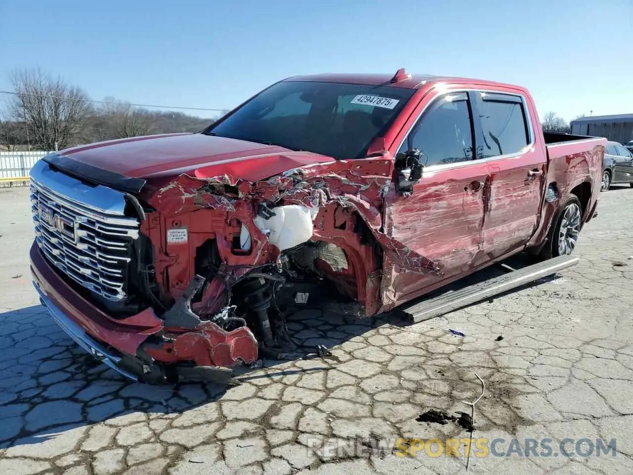1 Photograph of a damaged car 1GTUUGEL3NZ507849 GMC SIERRA 2022