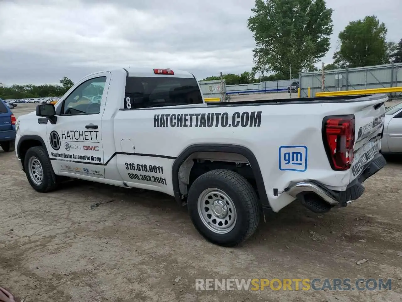 2 Photograph of a damaged car 3GTN8AEK9NG170259 GMC SIERRA 2022