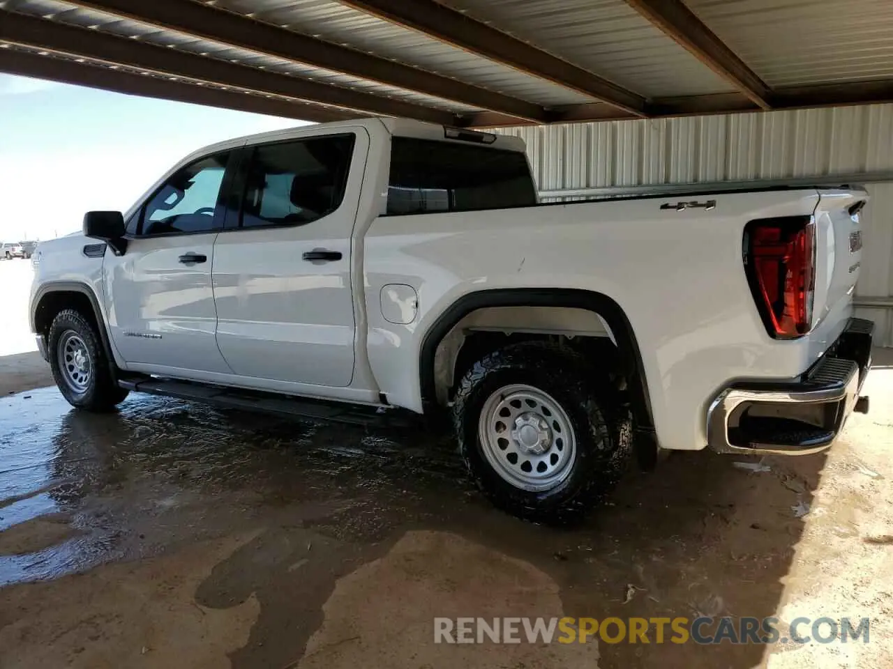 2 Photograph of a damaged car 3GTP9AEK0NG158846 GMC SIERRA 2022