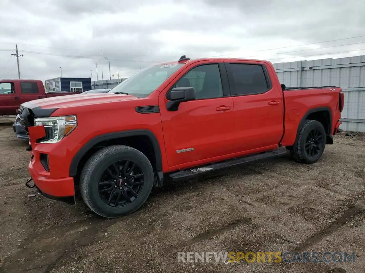 1 Photograph of a damaged car 3GTP9GEK7NG178336 GMC SIERRA 2022