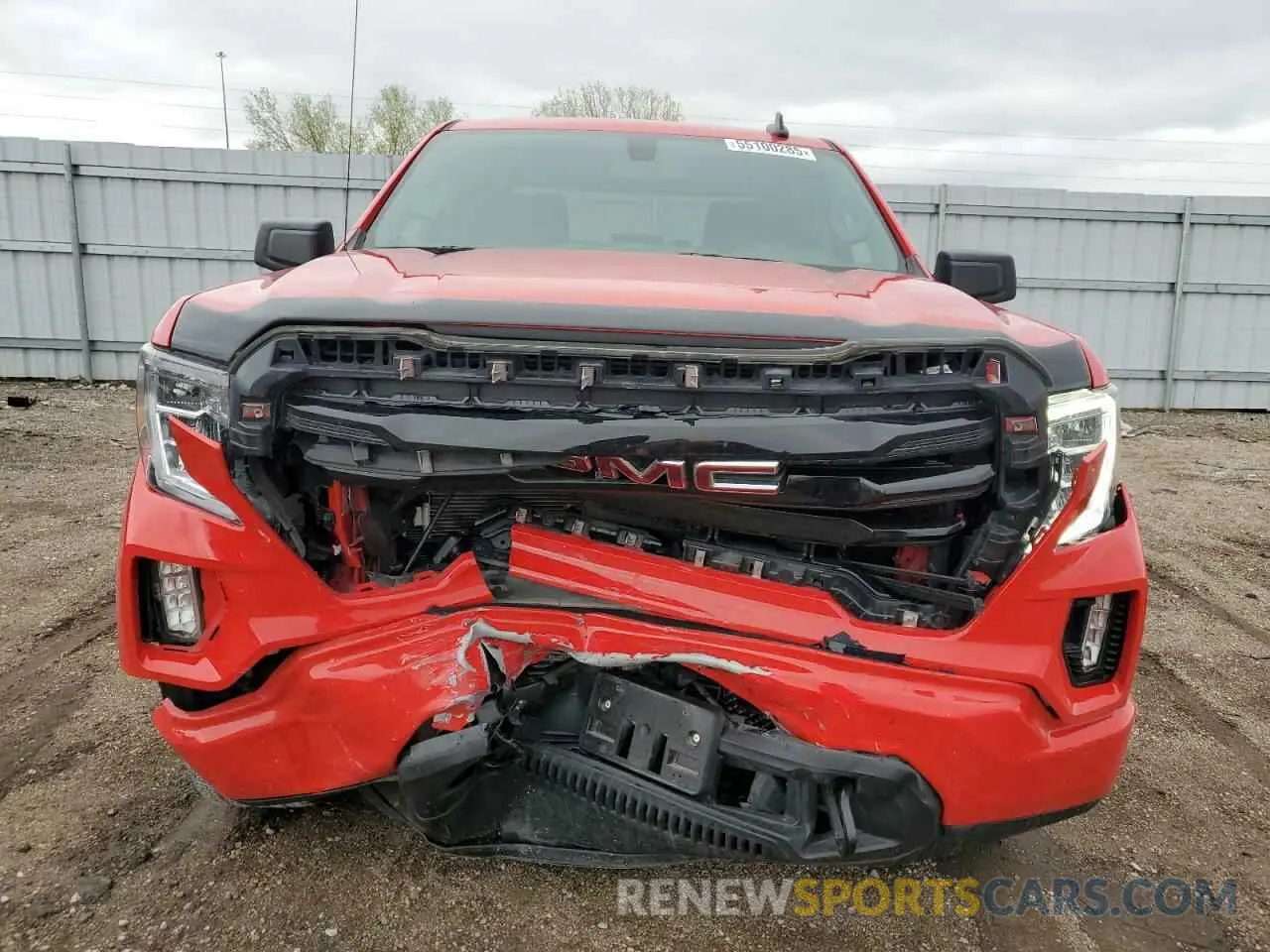 5 Photograph of a damaged car 3GTP9GEK7NG178336 GMC SIERRA 2022
