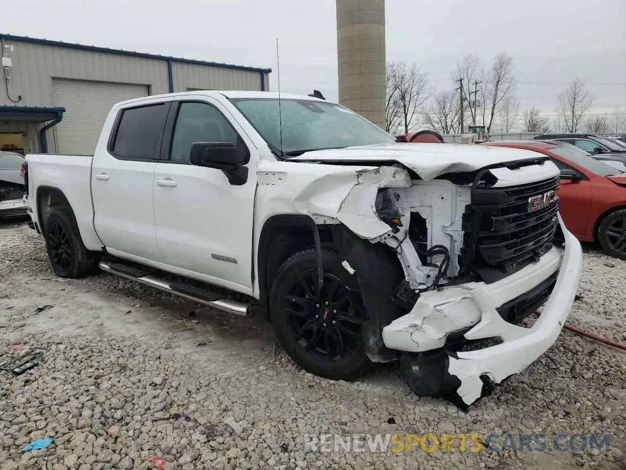 4 Photograph of a damaged car 3GTPHCEK6NG680623 GMC SIERRA 2022