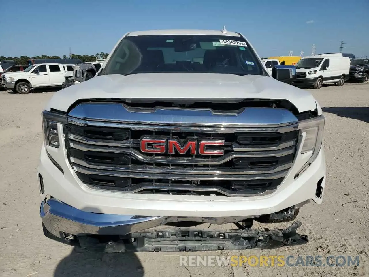 5 Photograph of a damaged car 3GTPHDED8NG653074 GMC SIERRA 2022