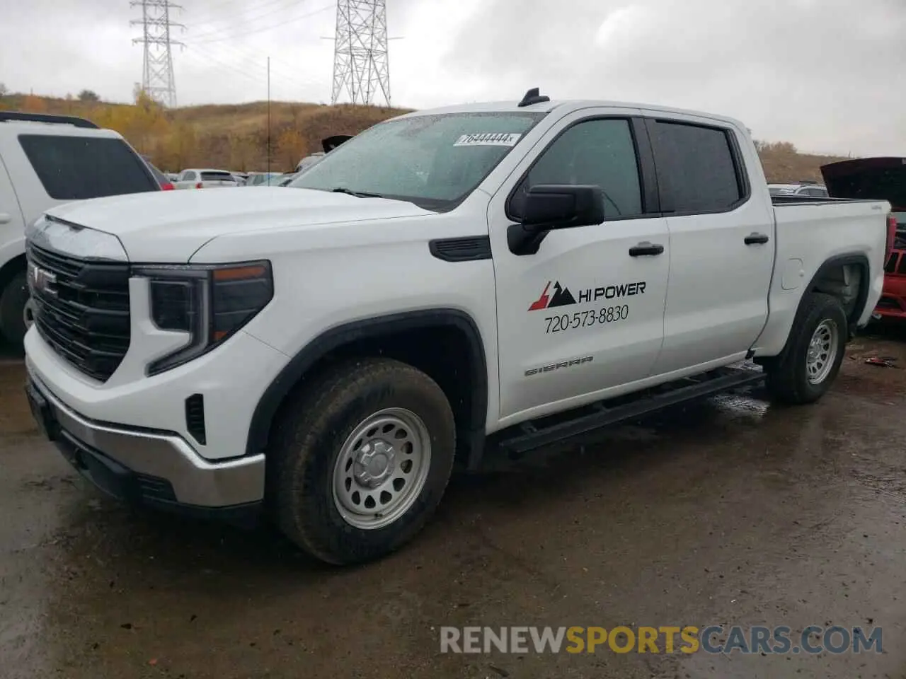1 Photograph of a damaged car 3GTPUAEK9NG603440 GMC SIERRA 2022