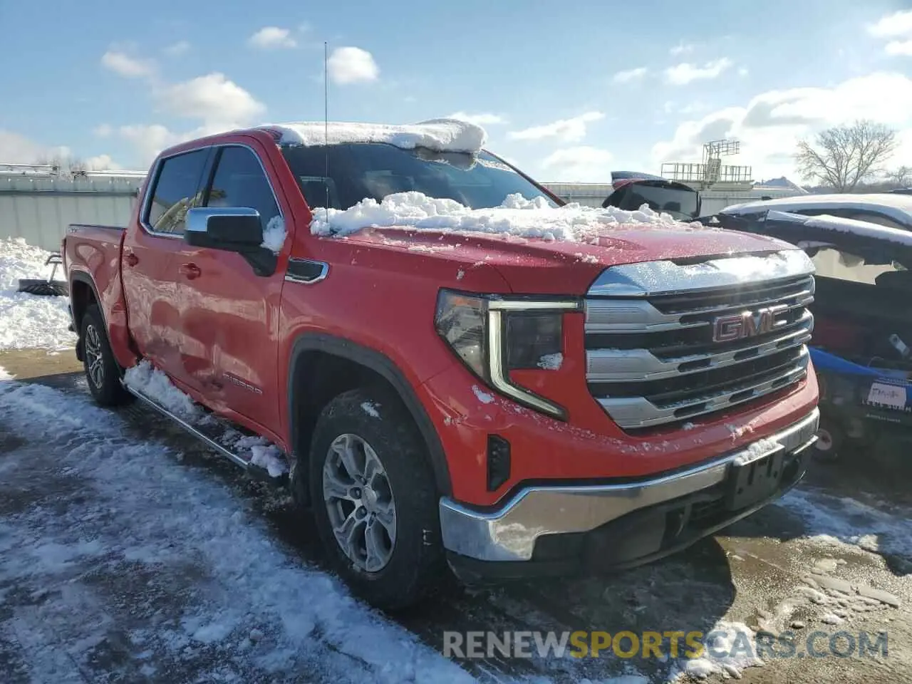 4 Photograph of a damaged car 3GTPUBEKXNG550897 GMC SIERRA 2022
