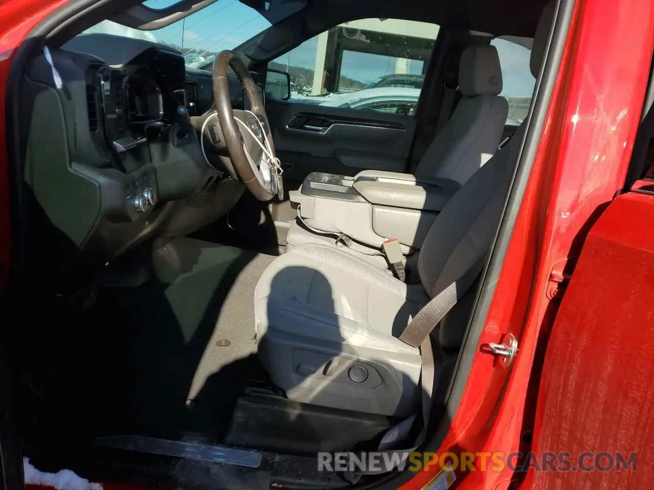 7 Photograph of a damaged car 3GTPUBEKXNG550897 GMC SIERRA 2022