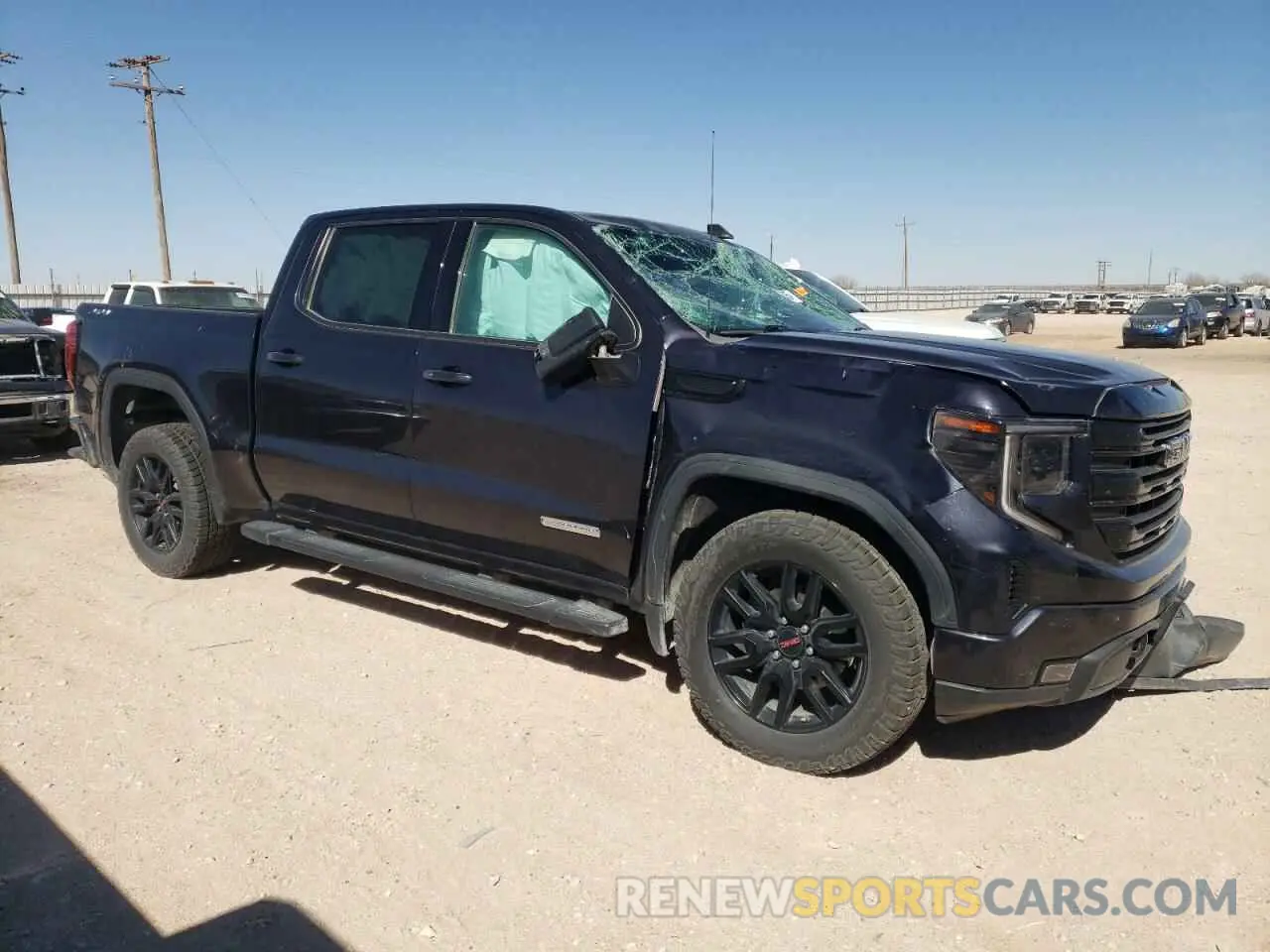 4 Photograph of a damaged car 3GTPUCEK5NG665509 GMC SIERRA 2022