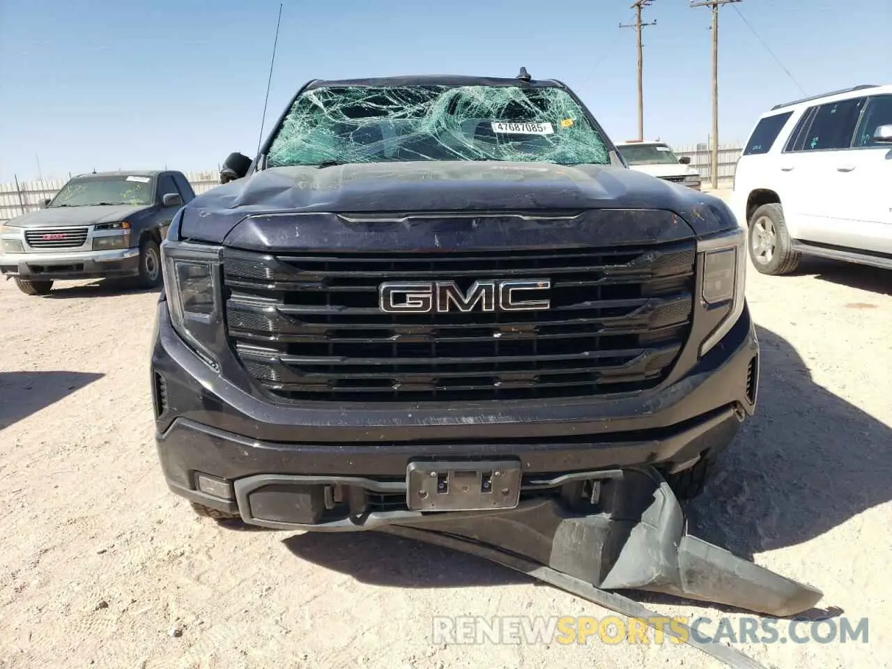 5 Photograph of a damaged car 3GTPUCEK5NG665509 GMC SIERRA 2022