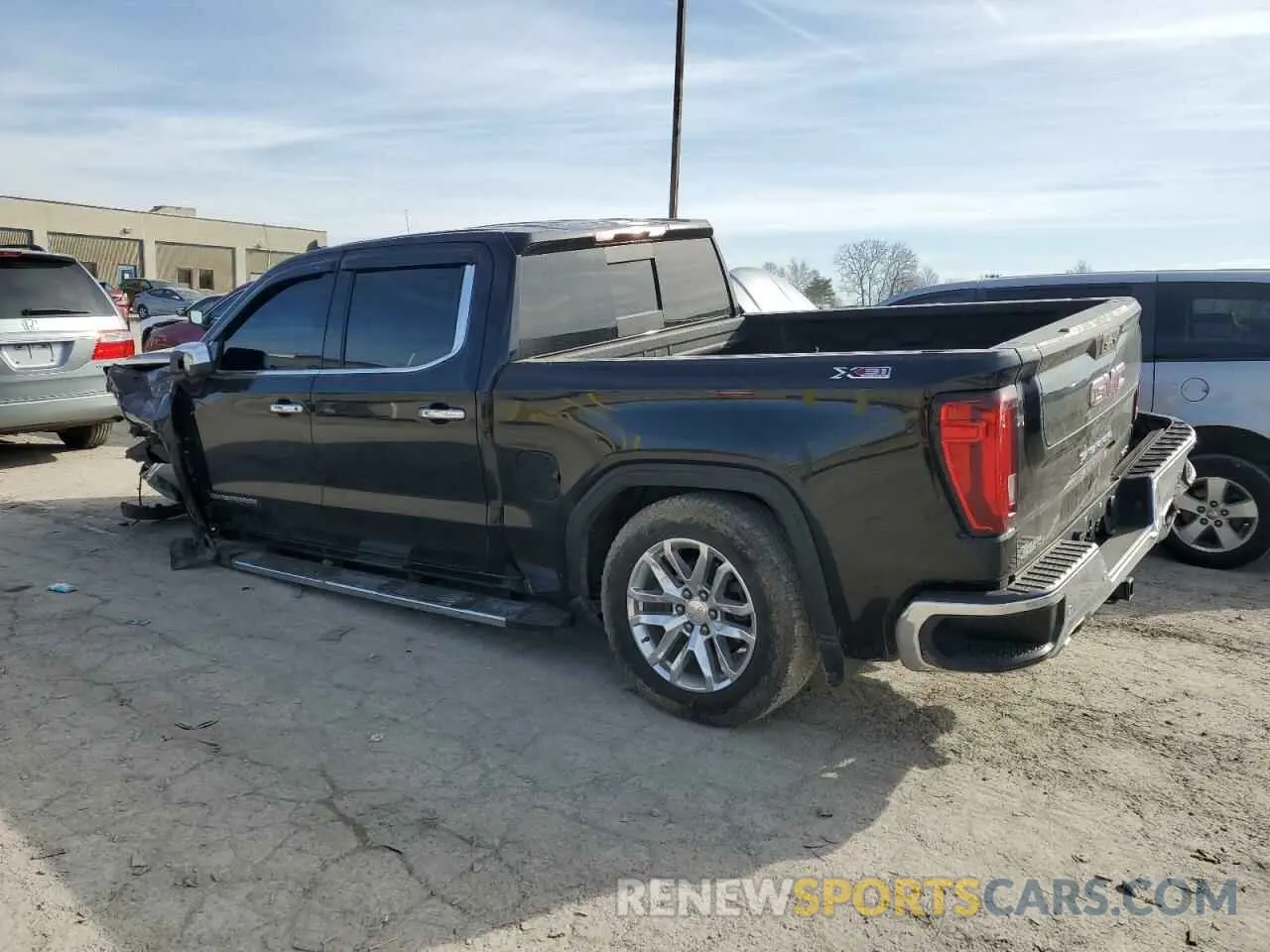 2 Photograph of a damaged car 3GTU9DED4NG152053 GMC SIERRA 2022