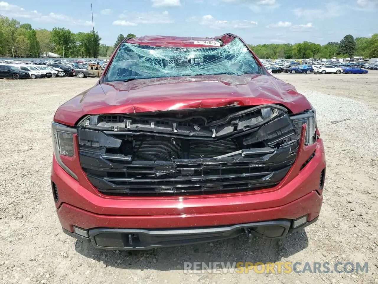 5 Photograph of a damaged car 3GTUUCED8NG610251 GMC SIERRA 2022