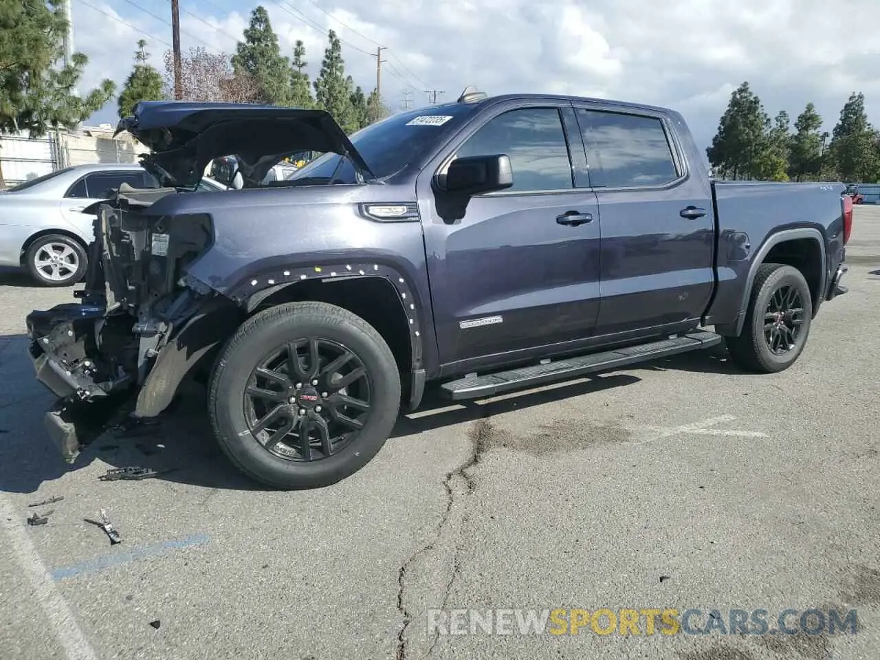 1 Photograph of a damaged car 3GTUUCEDXNG548397 GMC SIERRA 2022