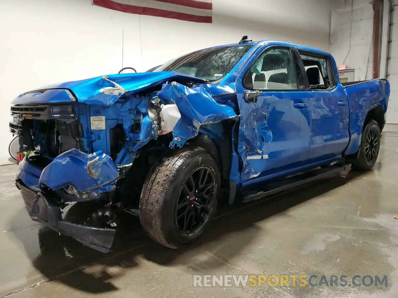 1 Photograph of a damaged car 3GTUUCEDXNG585479 GMC SIERRA 2022