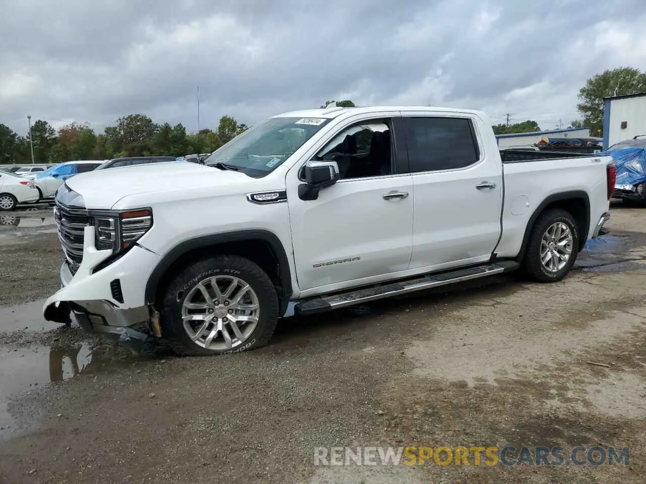 1 Photograph of a damaged car 3GTUUDET3NG648029 GMC SIERRA 2022