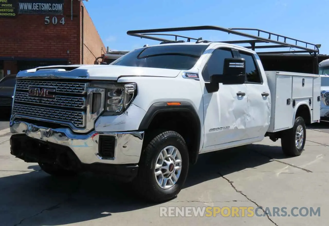 2 Photograph of a damaged car 1GD29LEY8PF210895 GMC SIERRA 2023