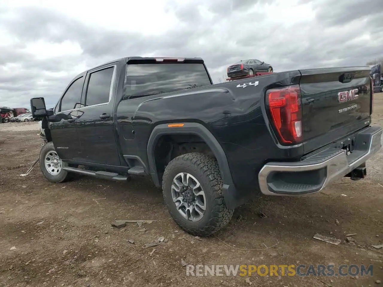 2 Photograph of a damaged car 1GT19MEY2PF133530 GMC SIERRA 2023