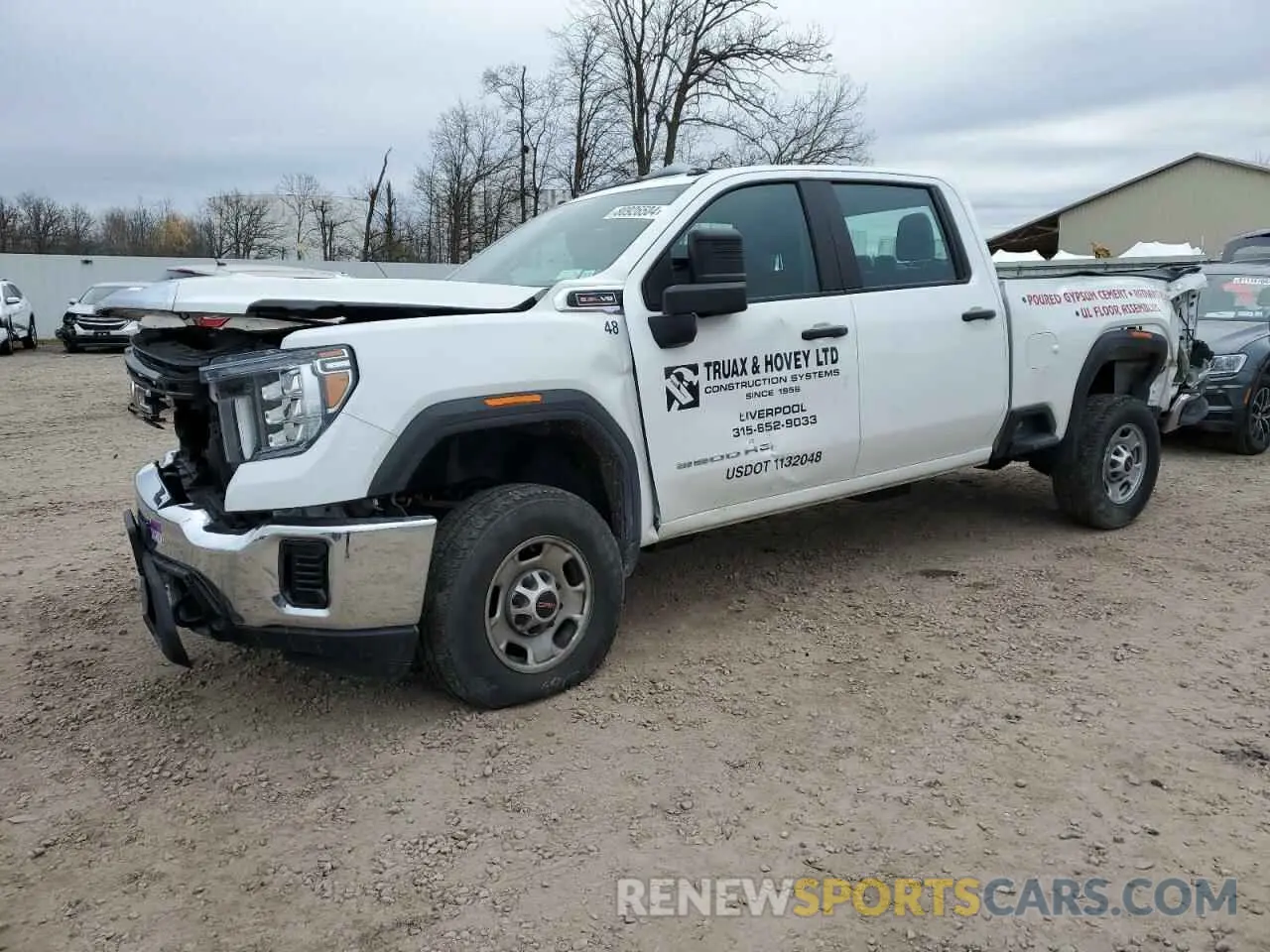 1 Photograph of a damaged car 1GT49LE75PF212494 GMC SIERRA 2023