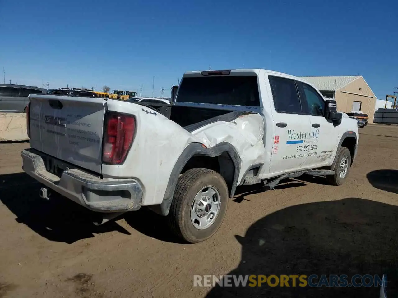 3 Photograph of a damaged car 1GT49LEY8PF227967 GMC SIERRA 2023