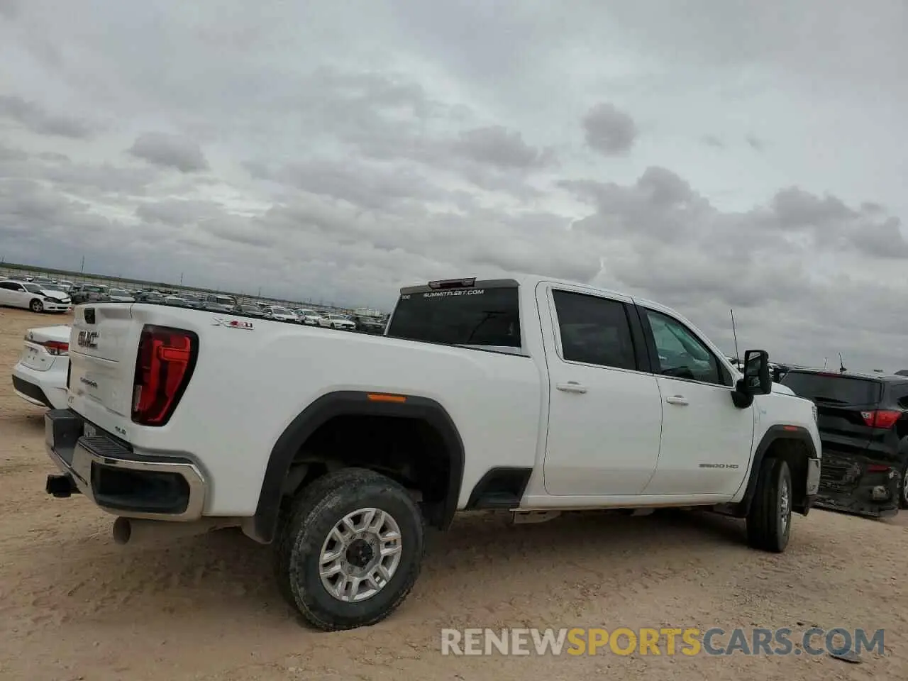 3 Photograph of a damaged car 1GT49MEY1PF143897 GMC SIERRA 2023