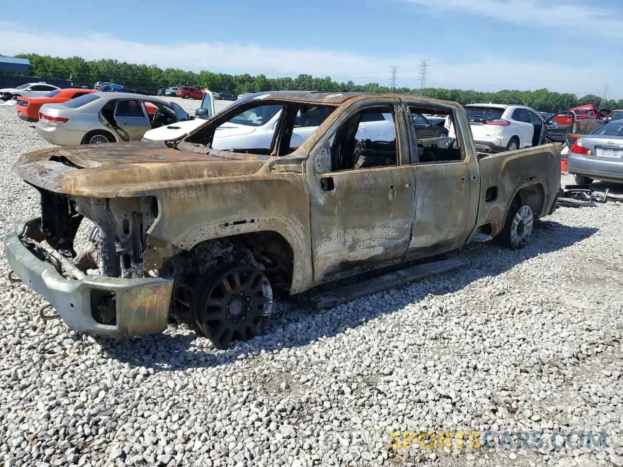 1 Photograph of a damaged car 1GT49NE73PF174985 GMC SIERRA 2023
