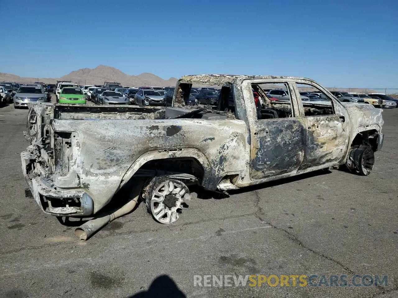 3 Photograph of a damaged car 1GT49NEY0PF108693 GMC SIERRA 2023