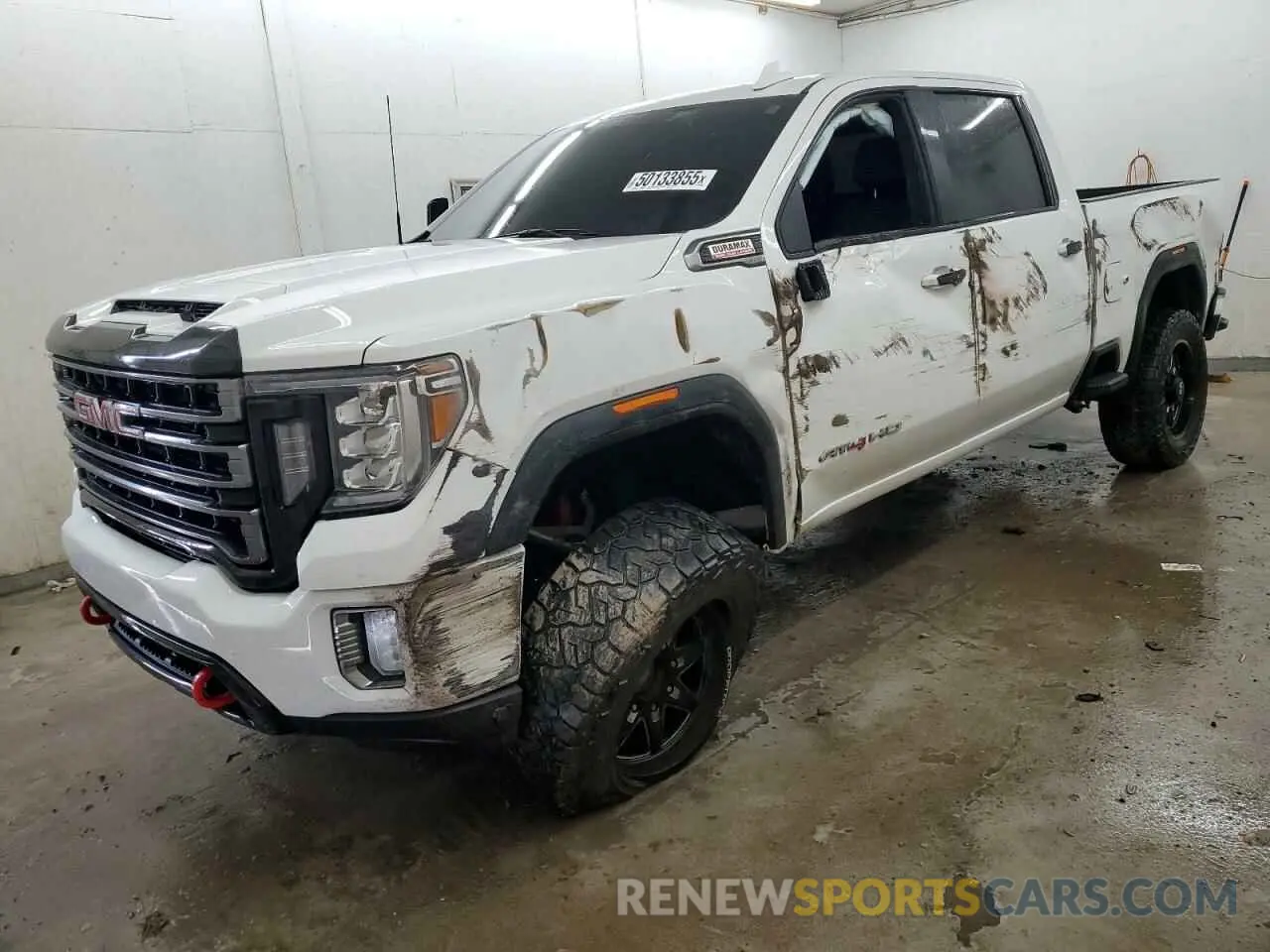 1 Photograph of a damaged car 1GT49PEY1PF136210 GMC SIERRA 2023