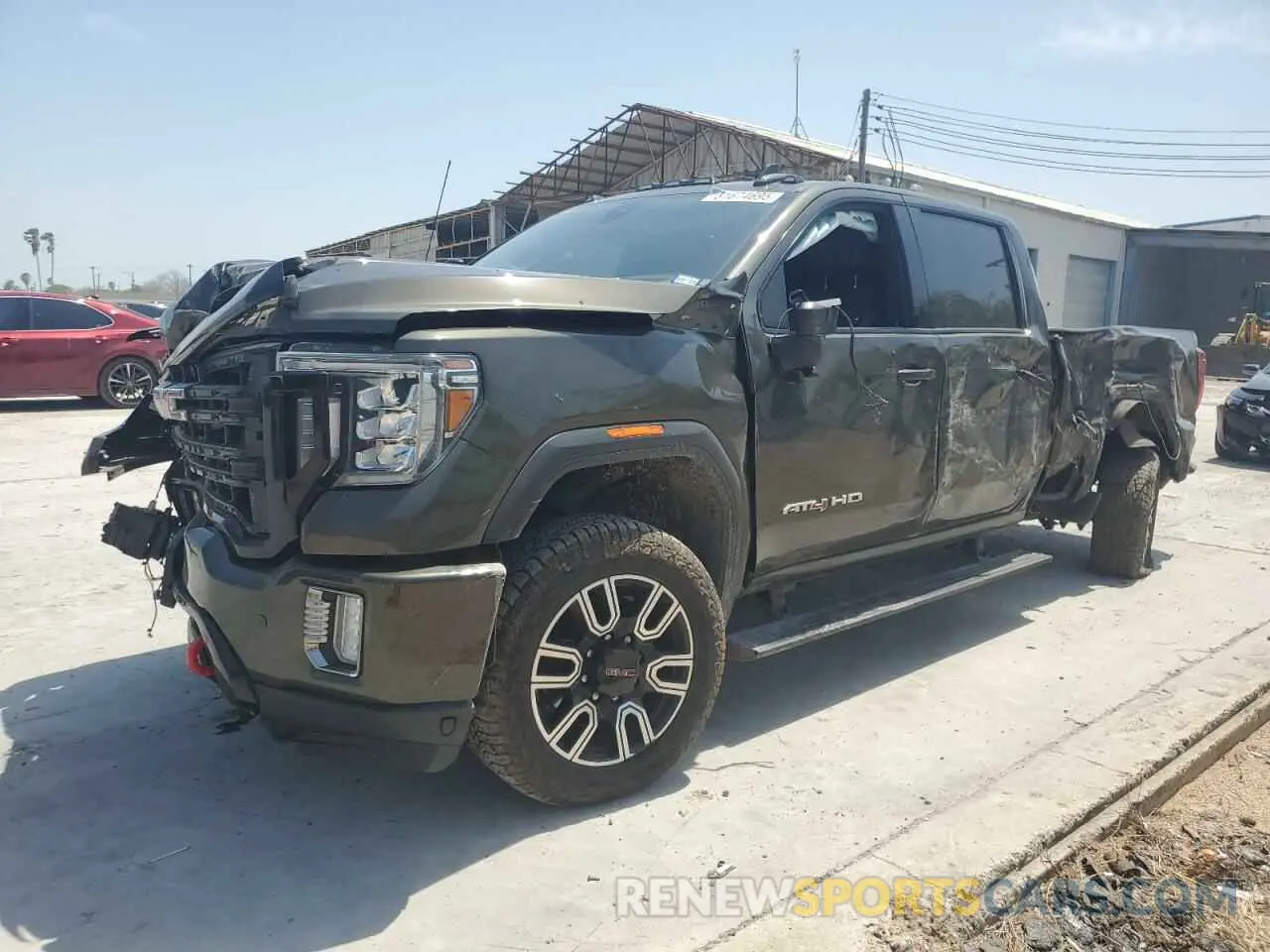 1 Photograph of a damaged car 1GT49PEY3PF225809 GMC SIERRA 2023