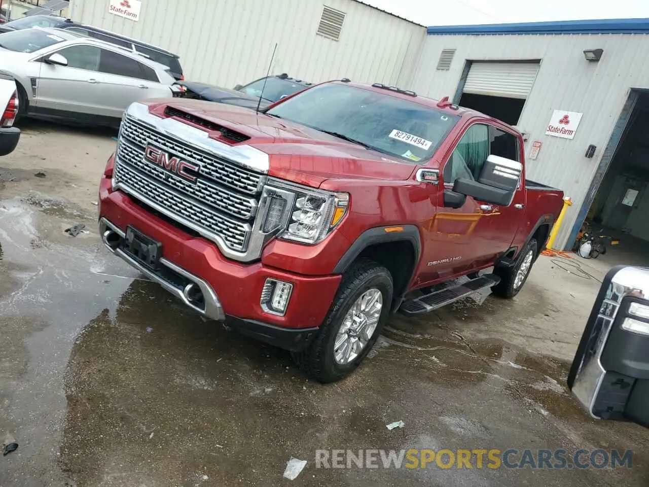 1 Photograph of a damaged car 1GT49REY4PF109482 GMC SIERRA 2023
