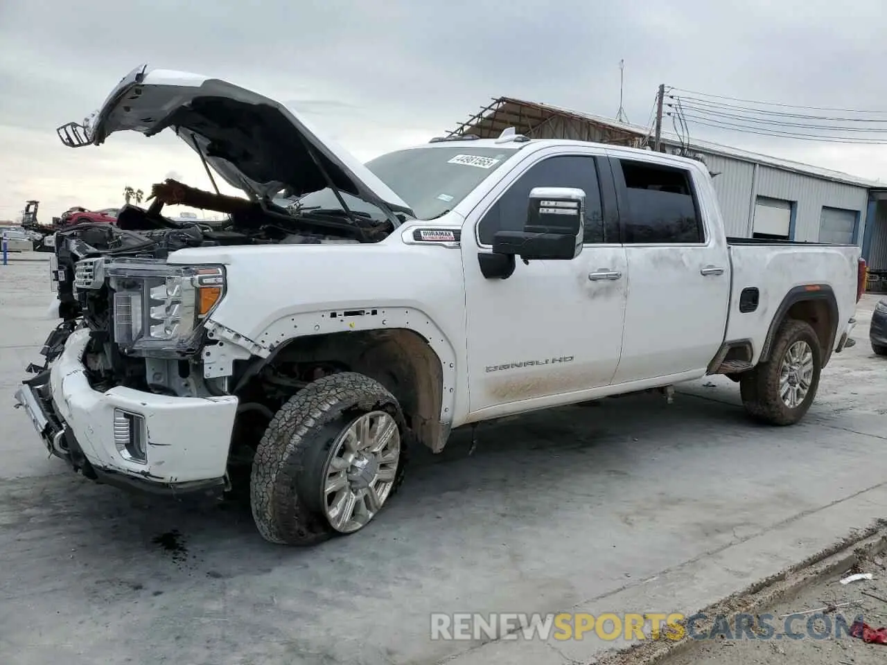 1 Photograph of a damaged car 1GT49REY8PF206734 GMC SIERRA 2023