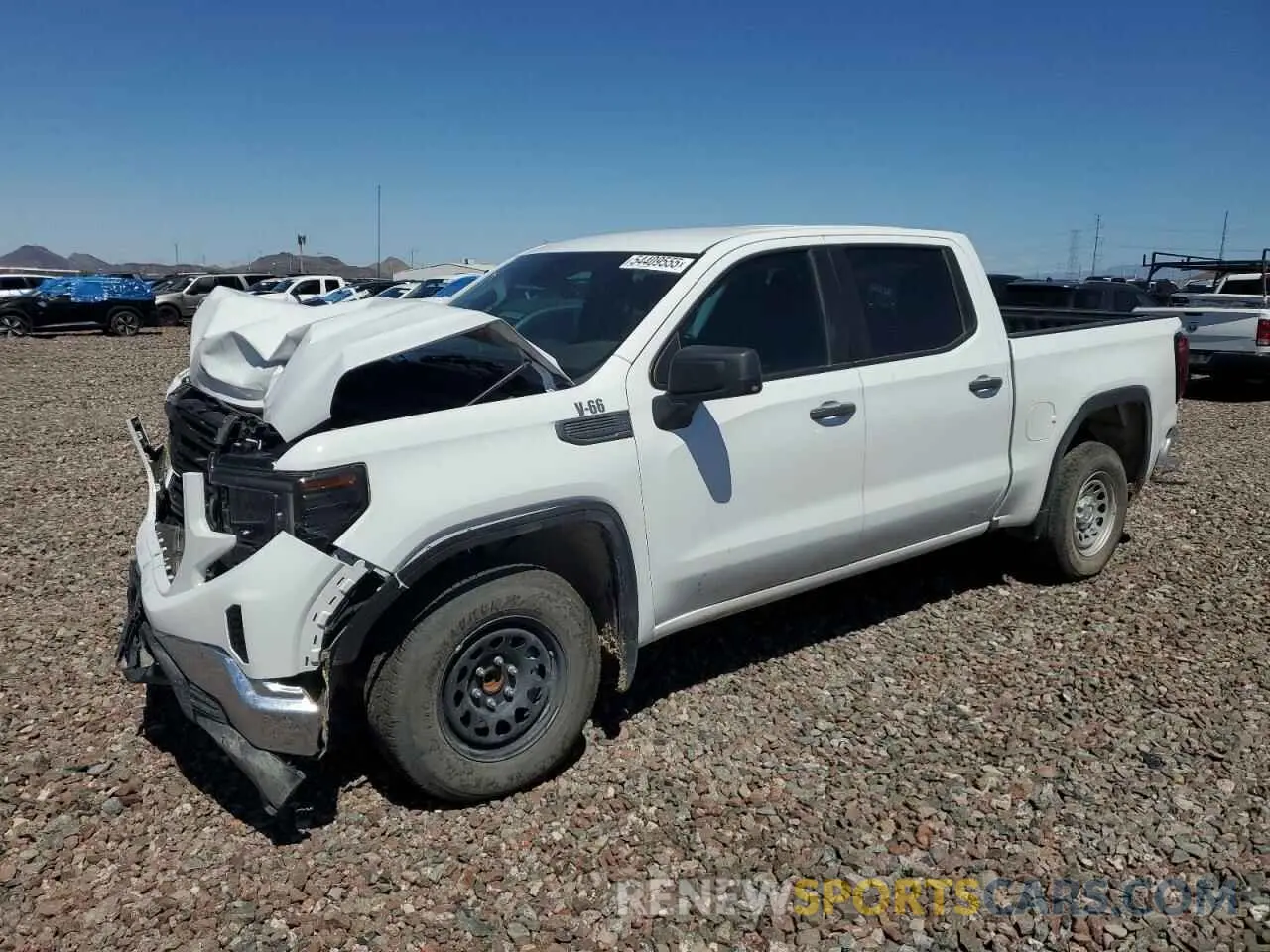 1 Photograph of a damaged car 1GTPHAEK2PZ162323 GMC SIERRA 2023
