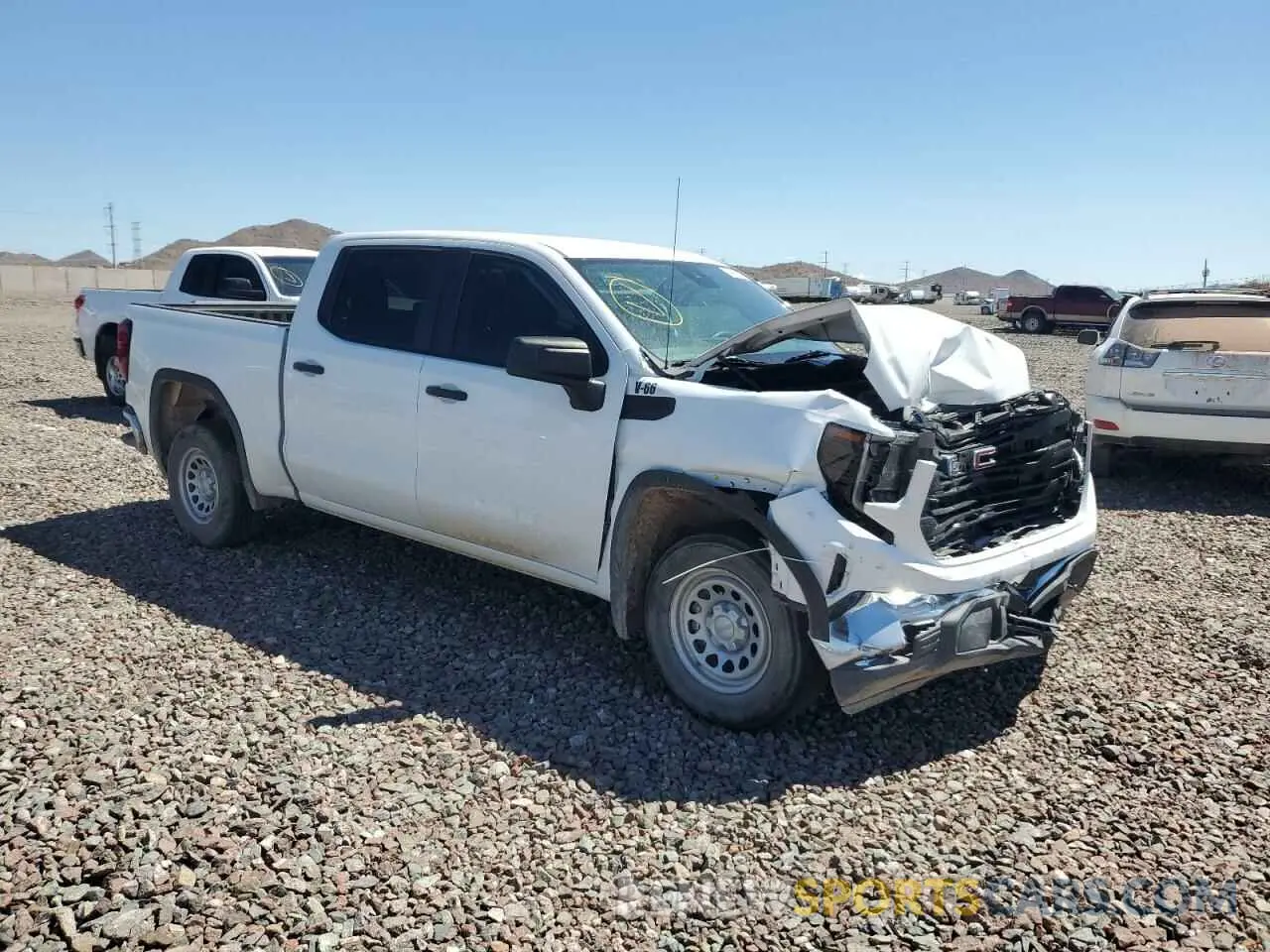 4 Photograph of a damaged car 1GTPHAEK2PZ162323 GMC SIERRA 2023