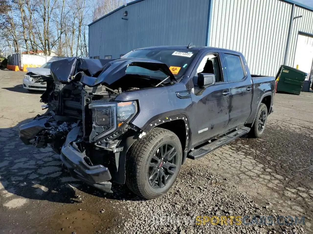 1 Photograph of a damaged car 1GTPUCEK0PZ104914 GMC SIERRA 2023