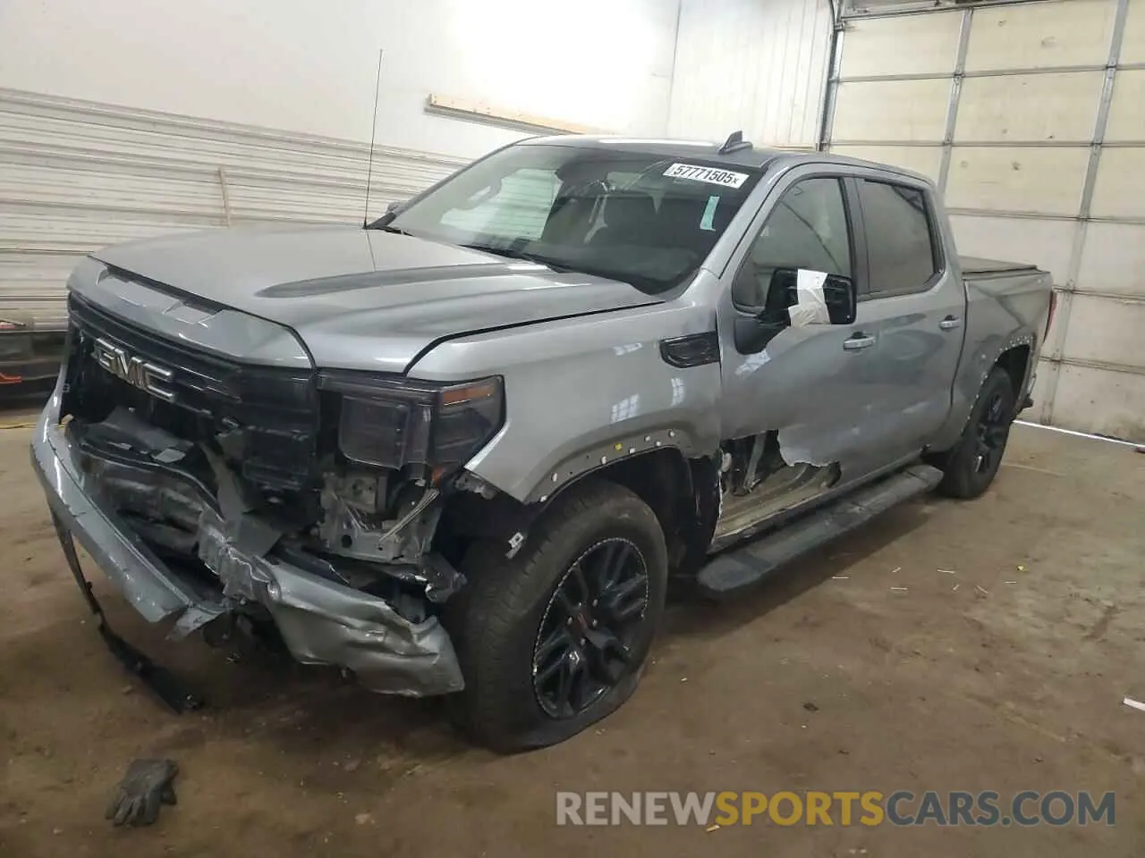 1 Photograph of a damaged car 1GTPUCEK3PZ203615 GMC SIERRA 2023