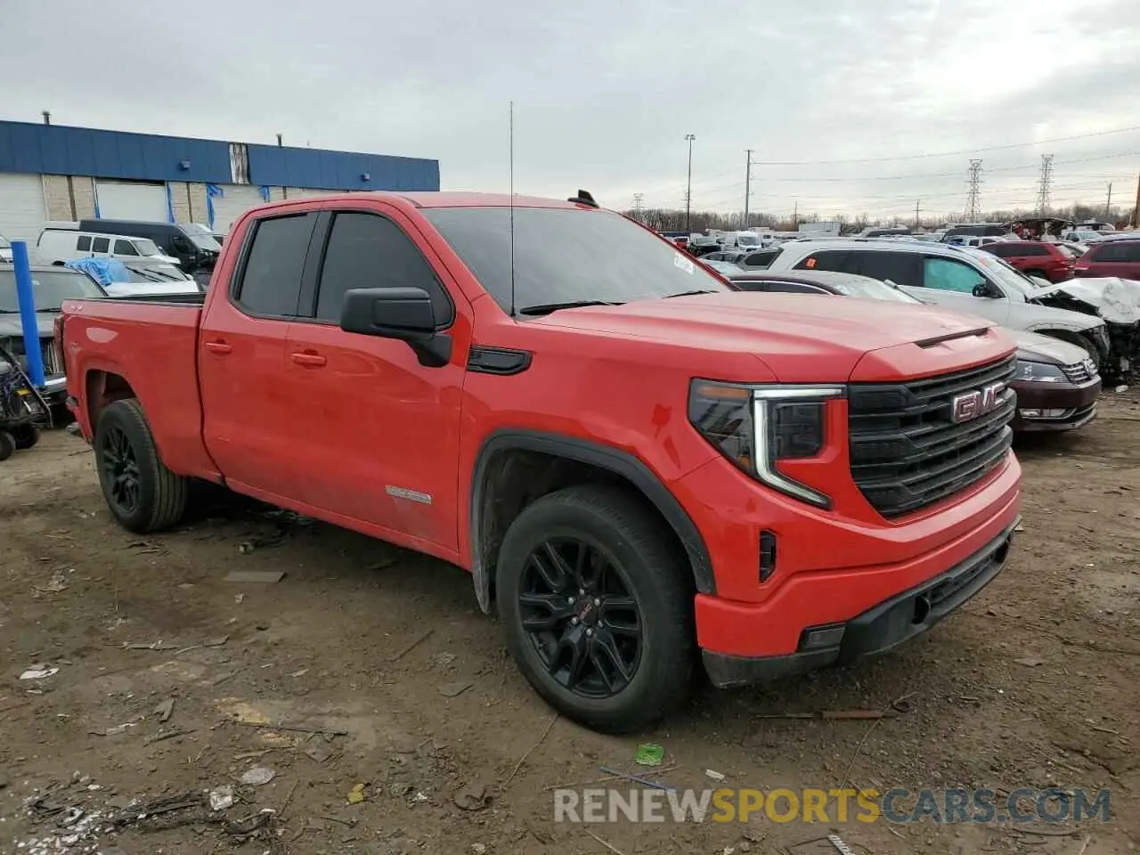 4 Photograph of a damaged car 1GTRUJEK5PZ242140 GMC SIERRA 2023