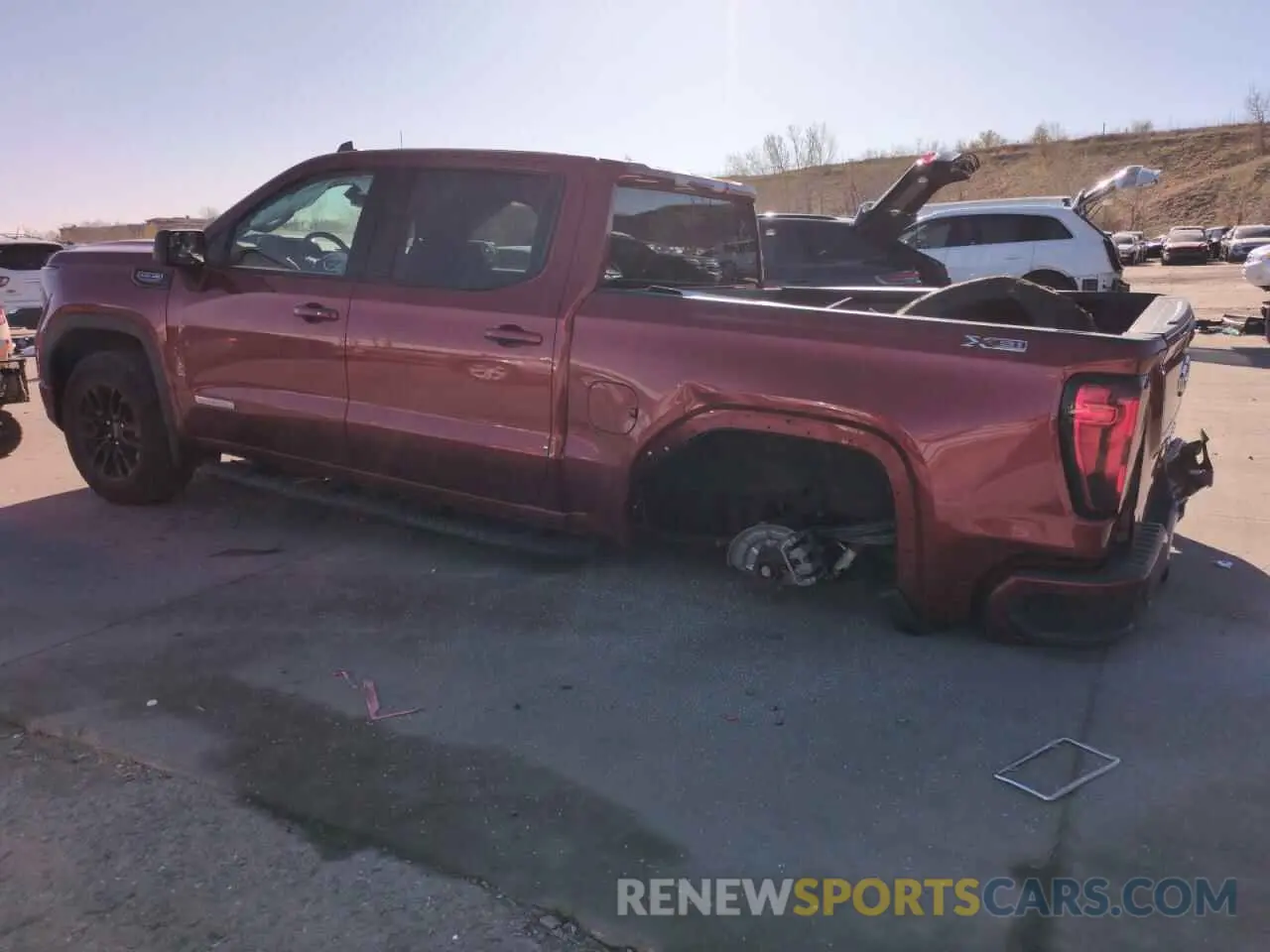 2 Photograph of a damaged car 1GTUUCED5PZ231176 GMC SIERRA 2023