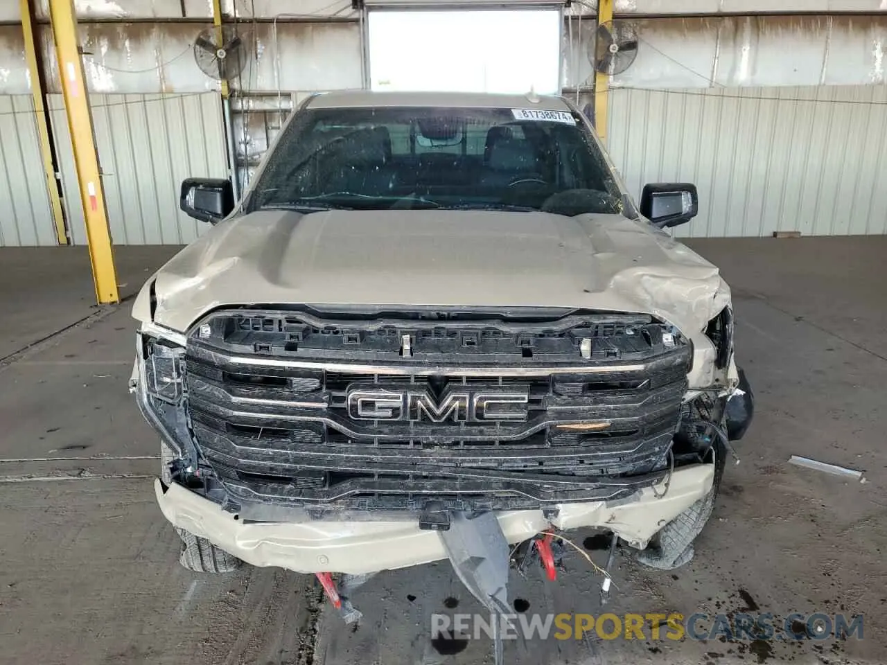 5 Photograph of a damaged car 1GTUUEE80PZ167014 GMC SIERRA 2023