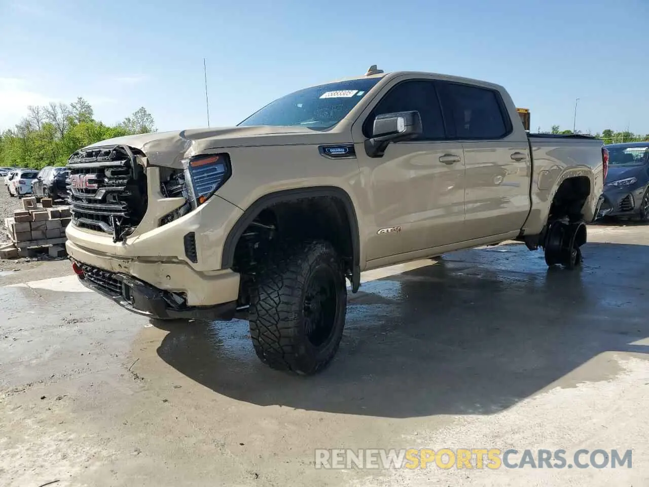 1 Photograph of a damaged car 1GTUUEE89PZ218574 GMC SIERRA 2023