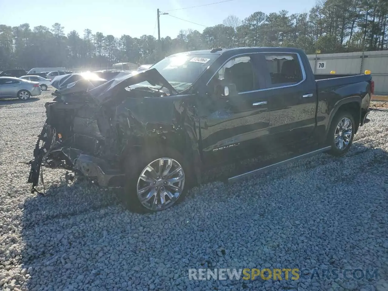 1 Photograph of a damaged car 1GTUUGE8XPZ125364 GMC SIERRA 2023